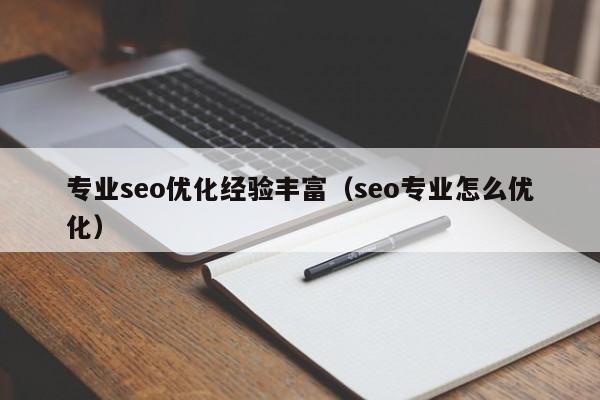 专业seo优化经验丰富(seo专业怎么优化)