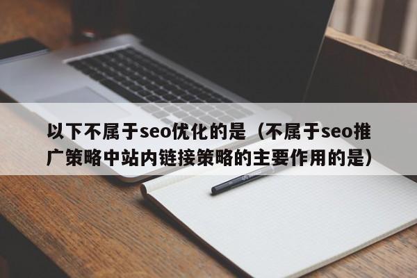 以下不属于seo优化的是(不属于seo推广策略中站内链接策略的主要作用的是)