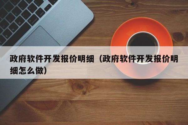 政府软件开发报价明细(政府软件开发报价明细怎么做)